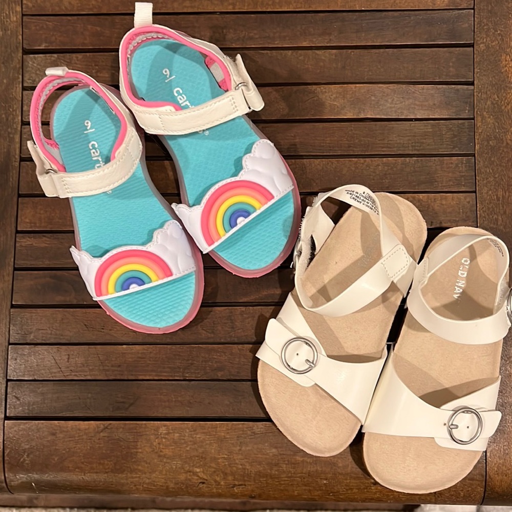 Toddler Girl Sandals size 9 NWOT
